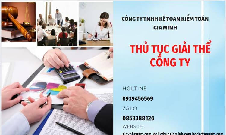Thủ tục giải thể chi nhánh công ty TNHH 2 thành viên ở Thái Nguyên