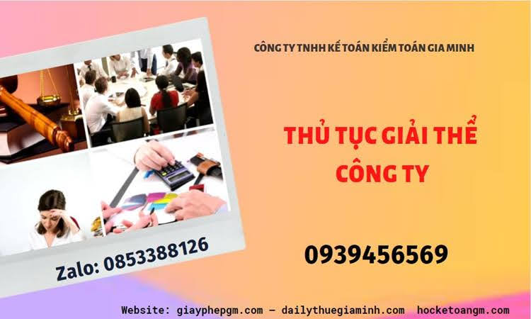 Thủ tục giải thể chi nhánh công ty TNHH 2 thành viên ở Thành phố Cần Thơ