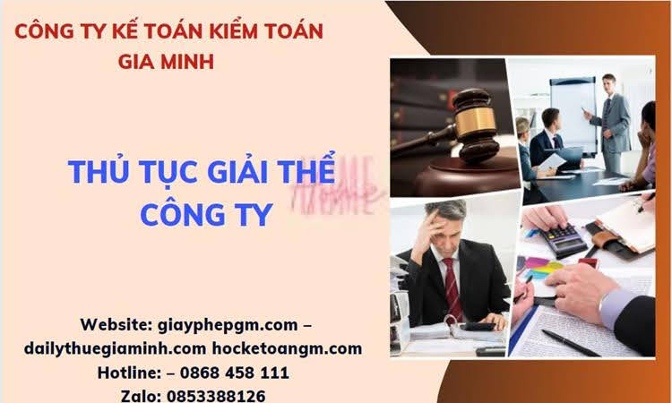 Thủ tục giải thể chi nhánh công ty TNHH 2 thành viên ở Thành phố Hồ Chí Minh