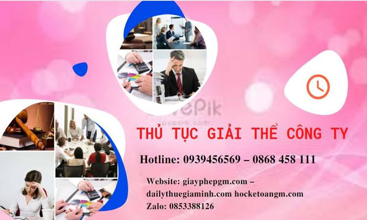 THỦ TỤC GIẢI THỂ CHI NHÁNH CÔNG TY TNHH 2 THÀNH VIÊN Ở THỊ XÃ DUY TIÊN 4 Thủ tục giải thể chi nhánh công ty TNHH 2 thành viên ở Thị xã Duy Tiên