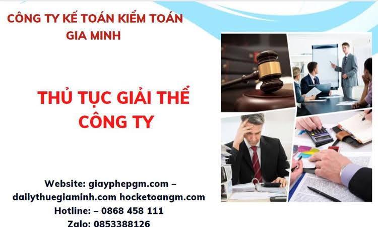 Thủ tục giải thể chi nhánh công ty TNHH 2 thành viên ở Trà Vinh