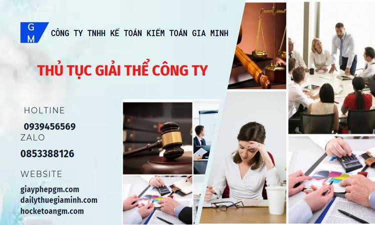 Thủ tục giải thể chi nhánh công ty TNHH 2 thành viên ở TT Huế