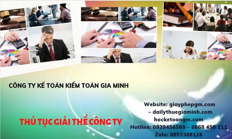 Thủ tục giải thể chi nhánh công ty TNHH 2 thành viên ở Vũng Tàu