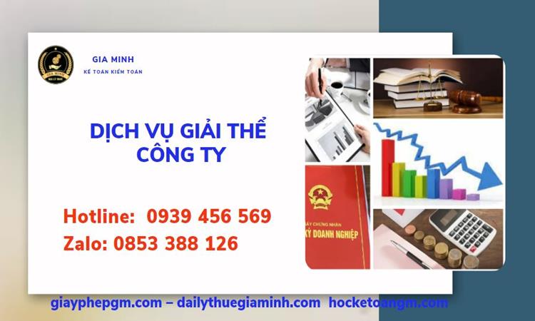 Thủ tục giải thể công ty tại Bắc Giang trọn gói uy tín