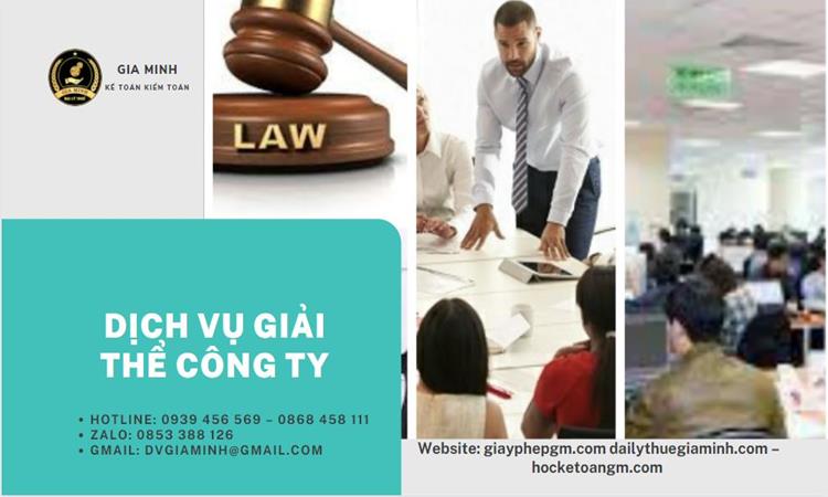Thủ tục giải thể công ty tại Thái Bình trọn gói uy tín