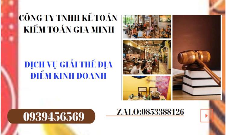 Dịch vụ giải thể địa điểm kinh doanh tại Bắc Kạn nhanh, giá rẻ, uy tín 5 Thủ tục giải thể địa điểm kinh doanh tại Bắc Kạn