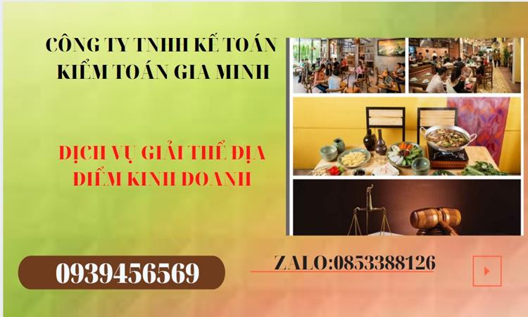 Thủ tục giải thể địa điểm kinh doanh tại Huyện Khoái Châu