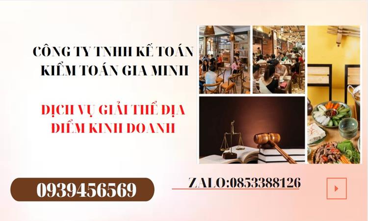 DỊCH VỤ GIẢI THỂ ĐỊA ĐIỂM KINH DOANH TẠI HUYỆN KIM BẢNG NHANH, GIÁ RẺ 5 Thủ tục giải thể địa điểm kinh doanh tại Huyện Kim Bảng