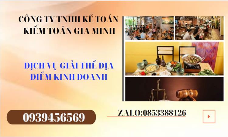 Thủ tục giải thể địa điểm kinh doanh tại Huyện Tiên Lữ