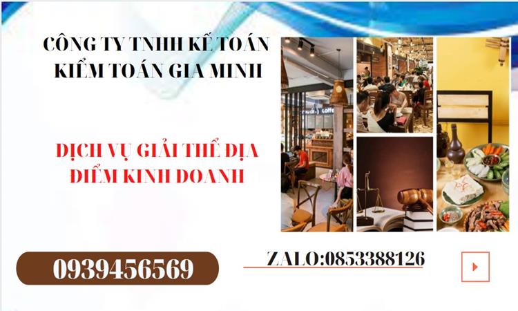 Thủ tục giải thể địa điểm kinh doanh tại Huyện Văn Lâm
