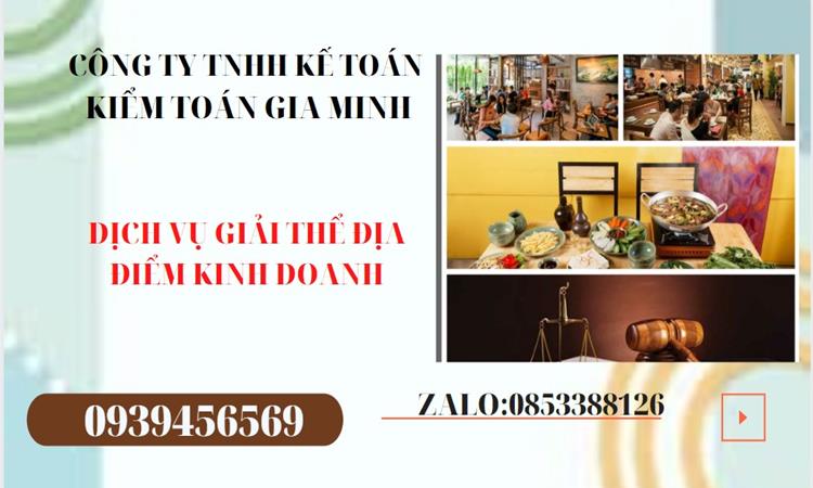 Thủ tục giải thể địa điểm kinh doanh tại Thị xã Mỹ Hào