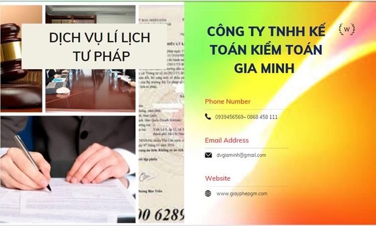 Cách làm lý lịch tư pháp số 2 tại an giang nhanh 11 Thủ tục làm lý lịch tư pháp số 2 tại An Giang