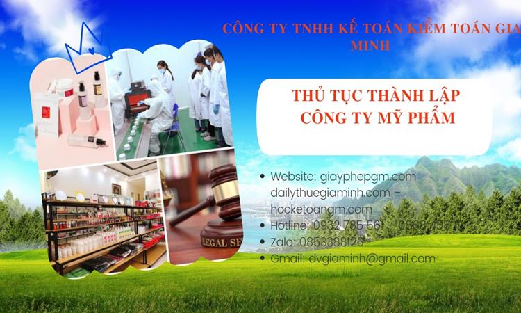 Thủ tục thành lập công ty mỹ phẩm tại Bến Tre chi tiết từ A-Z 5 Thủ tục thành lập công ty mỹ phẩm tại Bến Tre