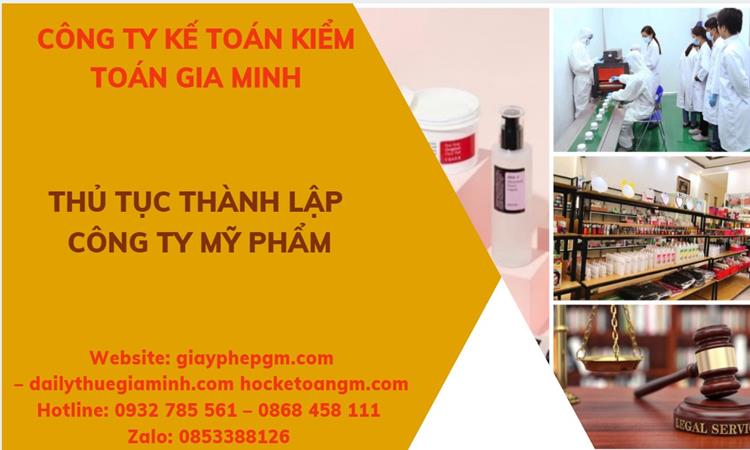 Thủ tục thành lập công ty mỹ phẩm tại Bình Phước