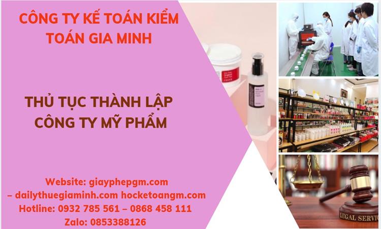 Thủ tục thành lập công ty mỹ phẩm tại Cao Bằng