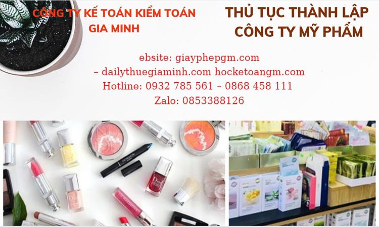 Mở công ty dịch vụ bảo vệ tại Quảng Ninh Thủ tục thành lập công ty mỹ phẩm tại Hà Tĩnh