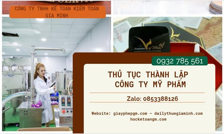 Thủ tục thành lập công ty mỹ phẩm tại Hải Phòng
