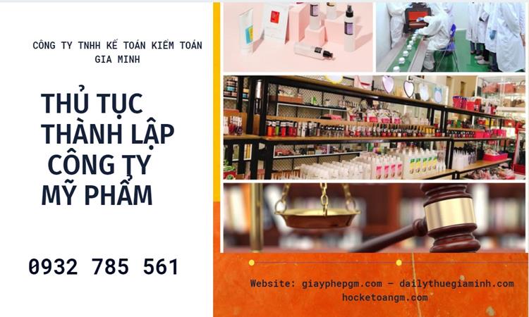 Thủ tục thành lập công ty mỹ phẩm tại Hưng Yên