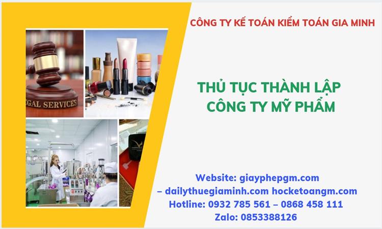 Thủ tục thành lập công ty mỹ phẩm tại huyện lý nhân 4 Thủ tục thành lập công ty mỹ phẩm tại Huyện Lý Nhân
