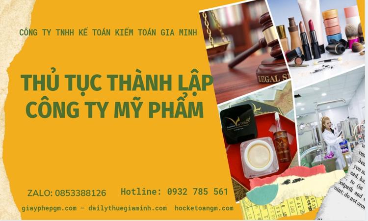 Thủ tục thành lập công ty mỹ phẩm tại Huyện Thanh Liêm
