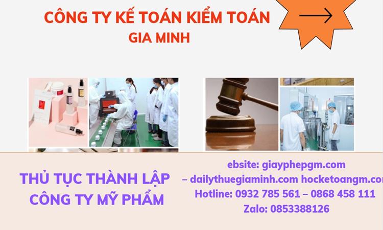 Thủ tục thành lập công ty mỹ phẩm tại Kon Tum