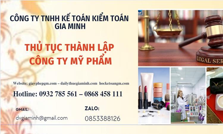 Thủ tục thành lập công ty mỹ phẩm tại Quảng Ninh