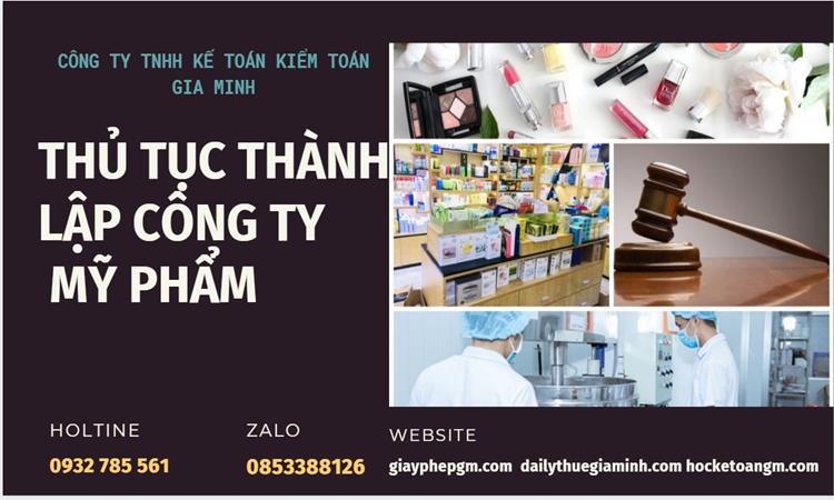 Thủ tục thành lập công ty mỹ phẩm tại Hị xã Mỹ Hào