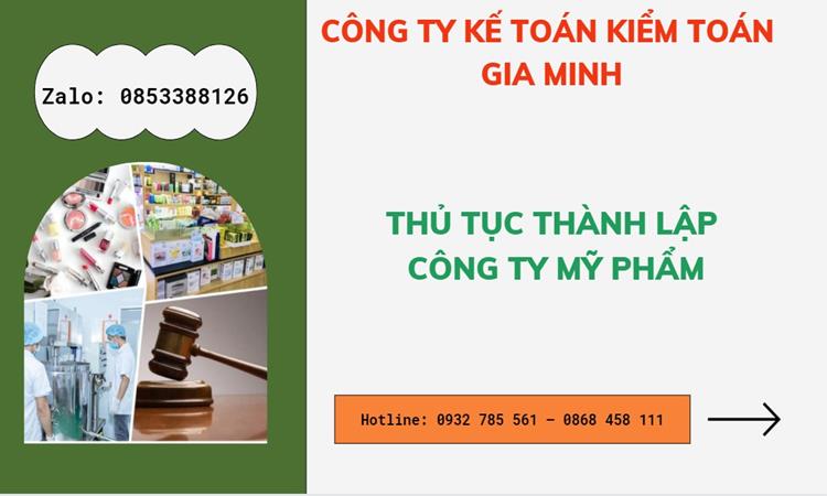 Thủ tục mở công ty dịch vụ bảo vệ tại Quận Thốt Nốt Thủ tục thành lập công ty mỹ phẩm tại Thừa Thiên Huế