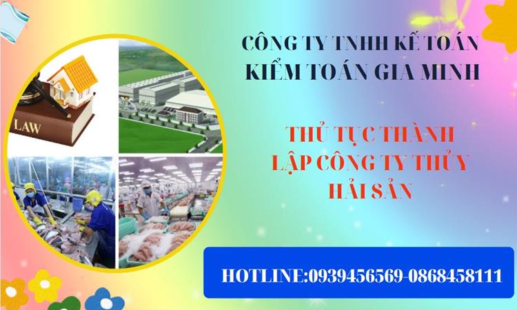 Thủ tục thành lập công ty thủy hải sản tại Huyện Củ Chi