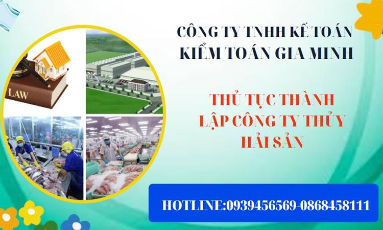 Thủ tục thành lập công ty thủy hải sản tại Huyện Phúc Thọ