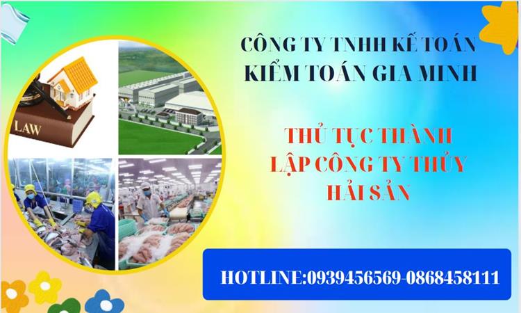 Thủ tục thành lập công ty thủy hải sản tại Huyện Thường Tín