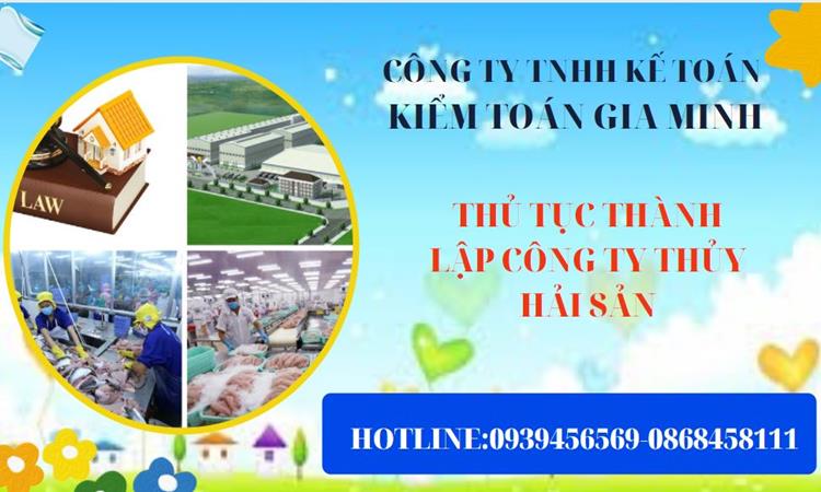 Thủ tục thành lập công ty thủy hải sản tại Quận Phú Nhuận