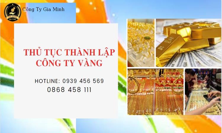 Thủ tục thành lập công ty vàng bạc Huyện Thường Tín 