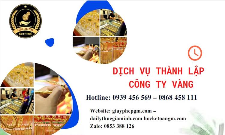 Thủ tục thành lập công ty vàng bạc ở Huyện Phú Xuyên