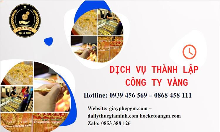Thủ tục thành lập công ty vàng bạc ở Thành phố Hưng Yên