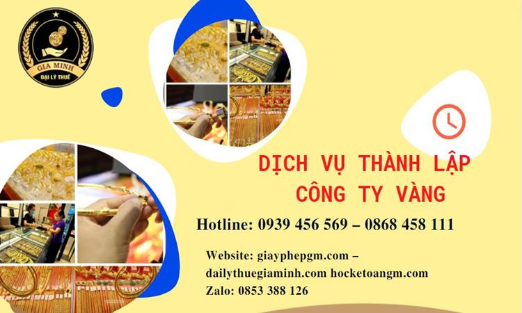 Thủ tục thành lập công ty vàng bạc ở Thị xã Mỹ Hào