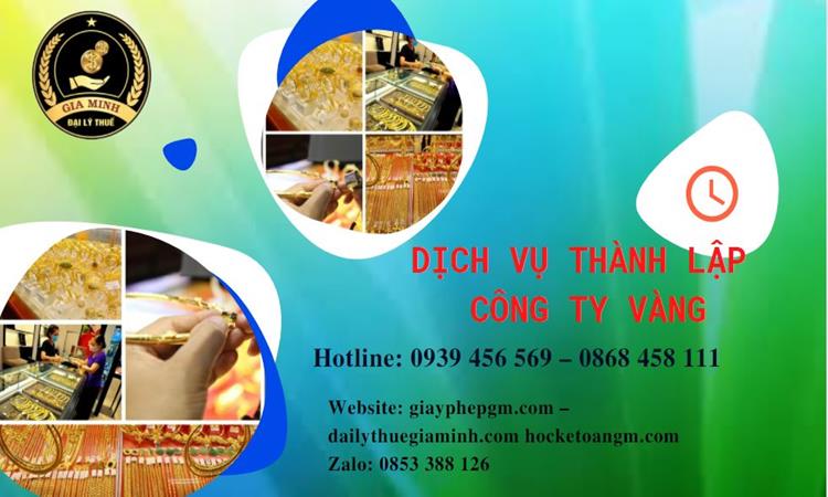Thủ tục thành lập công ty vàng bạc ở TP Hải Phòng