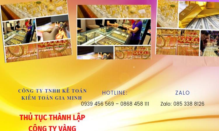 Thủ tục thành lập công ty vàng bạc Thành phố Đà Nẵng 