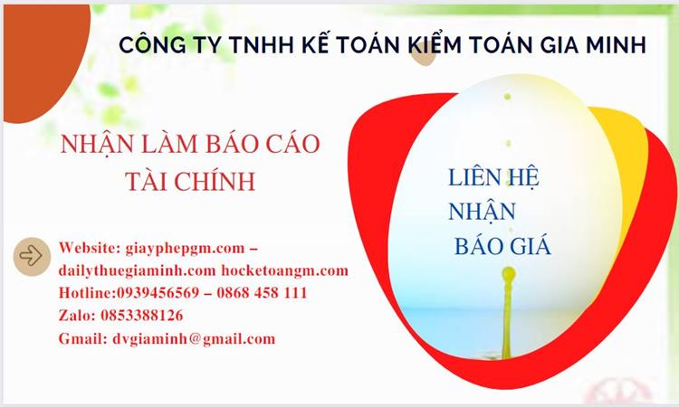 Thuê dịch vụ báo cáo tài chính cuối năm tại Huyện Mê Linh 