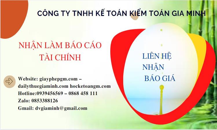 Thuê dịch vụ báo cáo tài chính cuối năm tại Lâm Đồng 