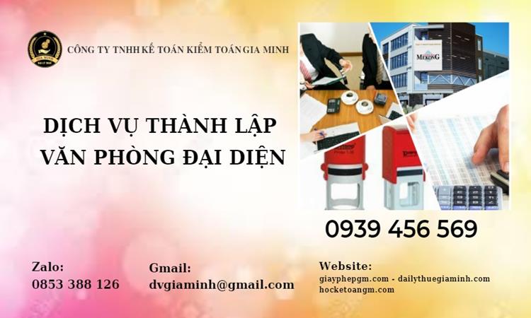 Trình tự thành lập văn phòng đại diện ở Quận Hải Châu