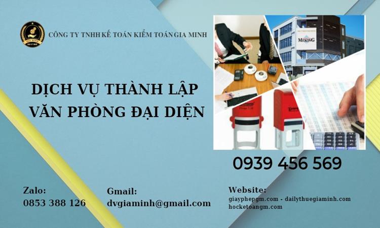 Trình tự thành lập văn phòng đại diện ở Quận Hồng Bàng
