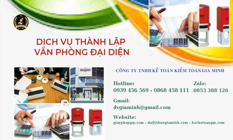 Trình tự thành lập văn phòng đại diện ở Quận Liên Chiểu