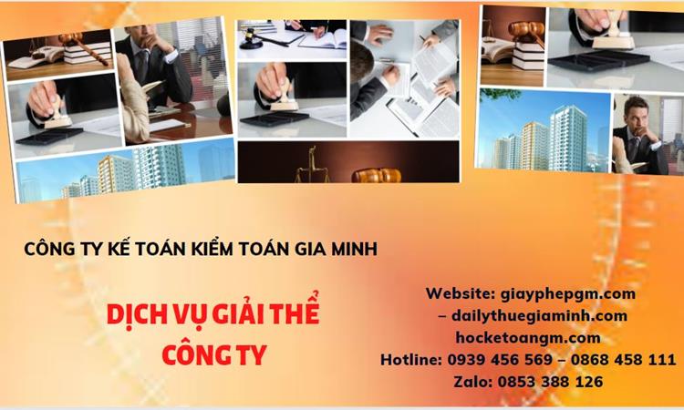 Tư vấn giải thể công ty tại An Giang năm 2022