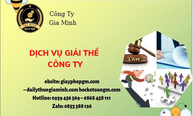 Tư vấn giải thể công ty tại Bắc Giang năm 2022