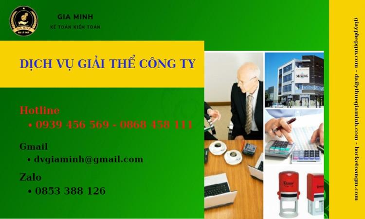 Tư vấn giải thể công ty tại Cần Thơ năm 2022