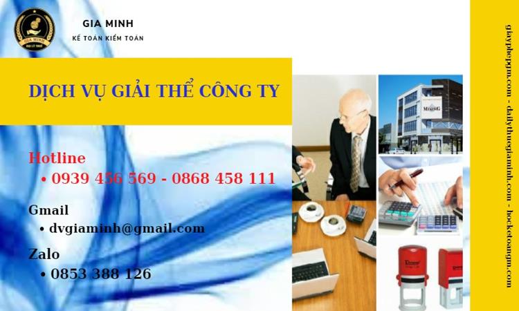 Tư vấn giải thể công ty tại Hải Phòng năm 2022