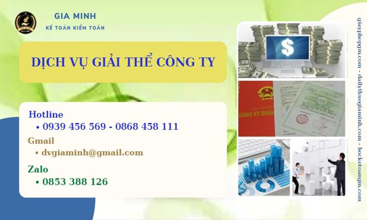 Tư vấn giải thể công ty tại Huyện Ân Thi năm 2022