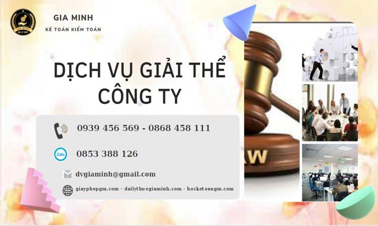 Tư vấn giải thể công ty tại Huyện Bình Chánh năm 2022