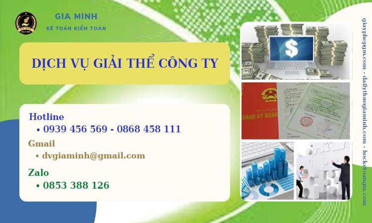 Tư vấn giải thể công ty tại Huyện Cờ Đỏ năm 2022